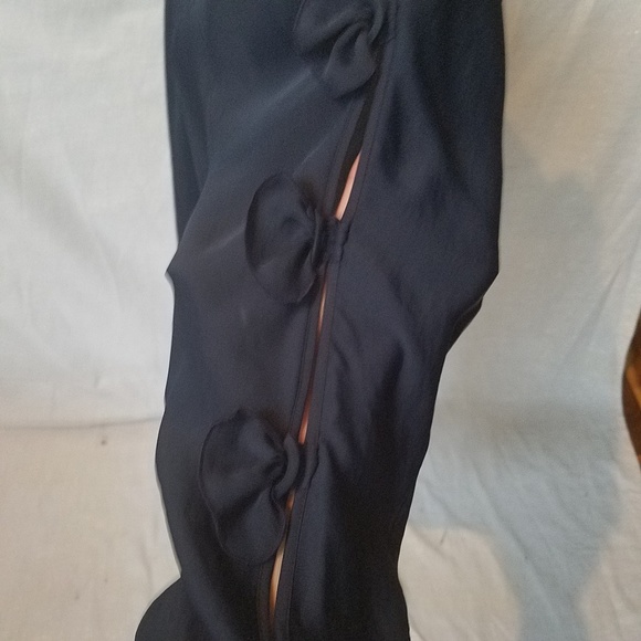 RACHEL ROY Navy Blue V-Neck Blouse - Picture 2 of 8